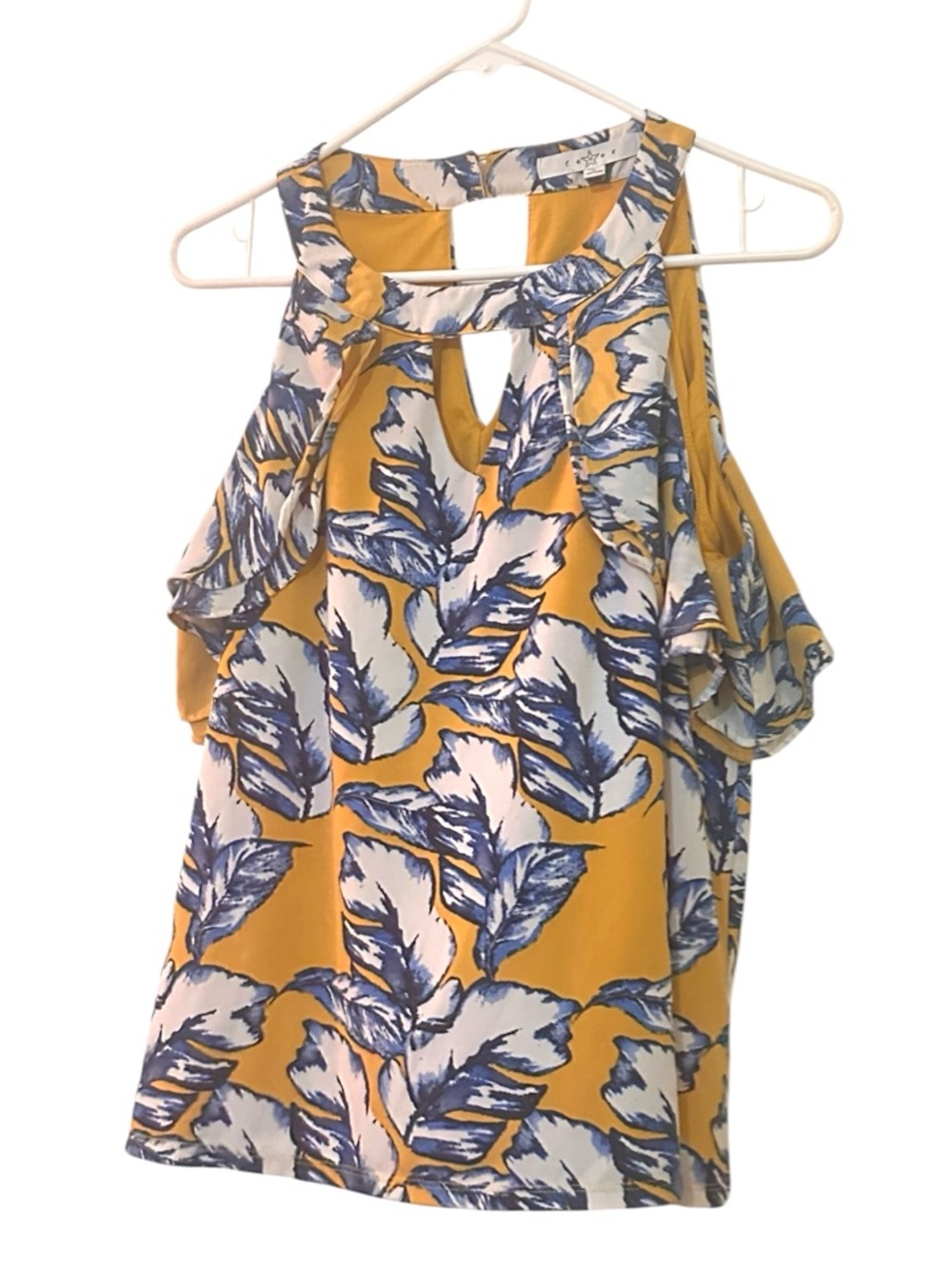 Fever floral/leaf print blouse